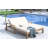 1-Piece Farmhouse-Styled Wooden Outdoor Sunbed For Ultimate Relaxation Outdoor Daybed Seating 2 People For Poolside, Garden And Backyard-2051004754