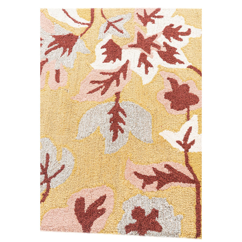 Tapis jaune moutarde Noell