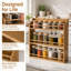 Freestanding Wood Spice Rack