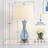 Ursuline 25.5" H Glass Table Lamp with Chrome Base-1173180411