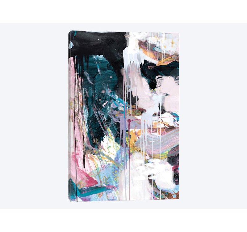 "Time Set I" par Dan Hobday - reproduction d'art sur toile tendue, H 18 po x l 12 po x P 1,5 po