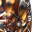 Horloge murale fleurs du matin-93382695