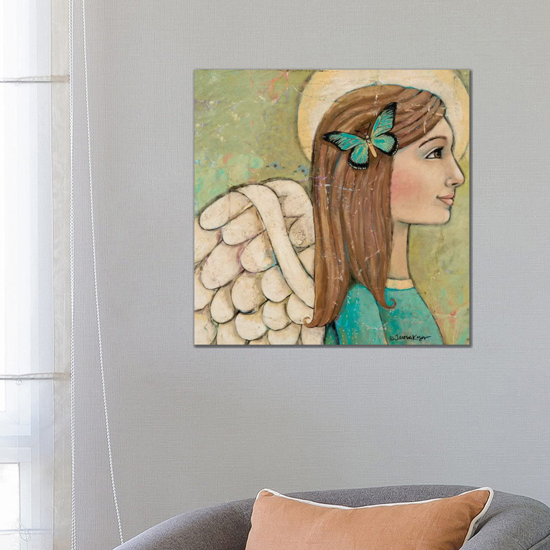 Merciful No Words by Teresa Kogut - Print on Canvas, 30.48cm H x 30.48cm W x 1.91cm D, Wrapped Canvas
