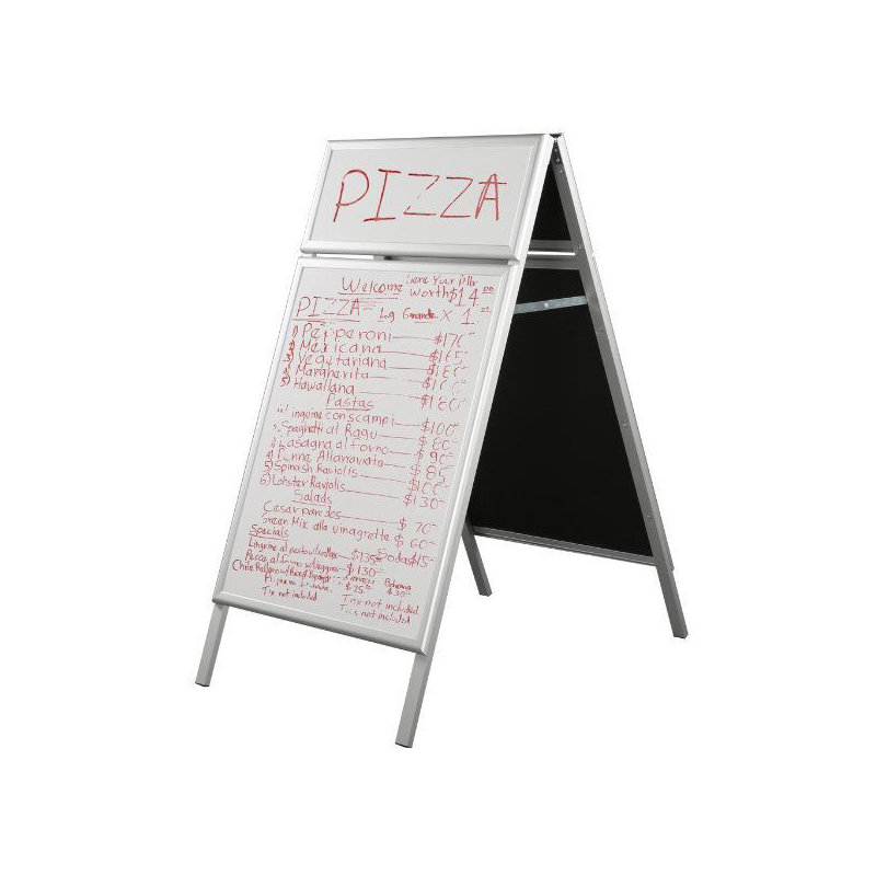 Écriture sur un cadre avec en-tête, Blanc
