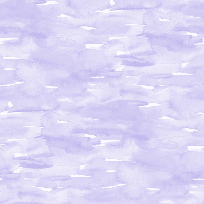 Coastal Polyester Machine Printed Abstract Quilt, Queen + 2 Shams, Lilac