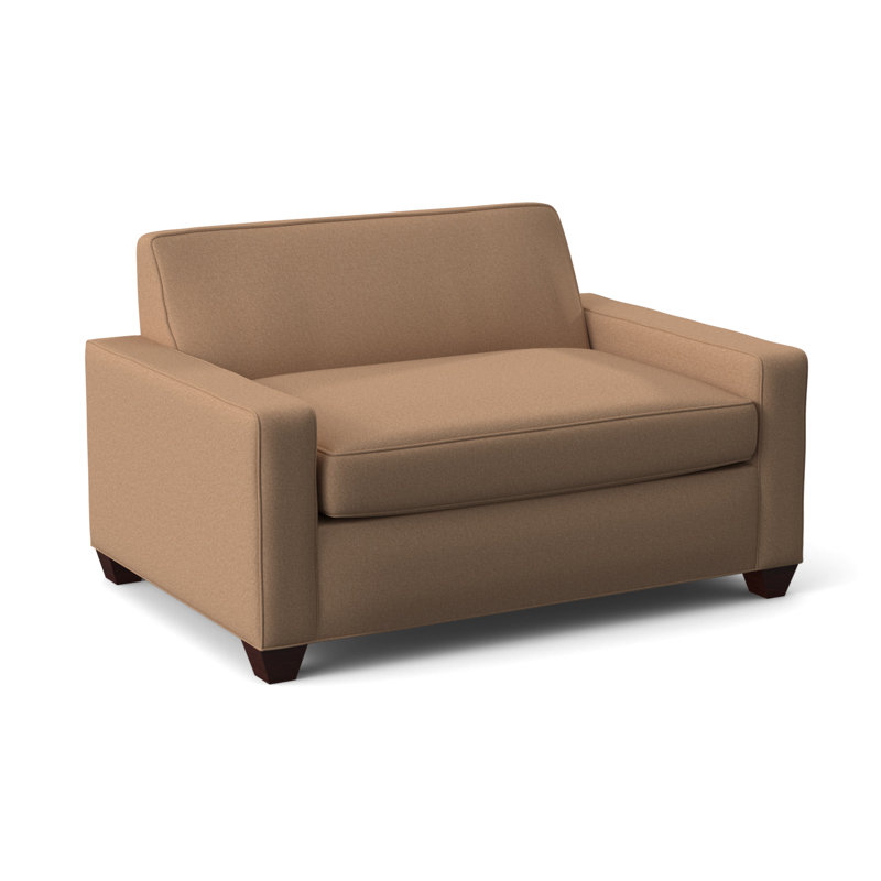 Fauteuil convertible l 52 po Avery, Chameau Dorset, Empire acajou