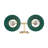 Orwell 2-Light Vanity Light in Pewter with Pine Green-1977714446