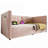 Upholstered Twin Size Daybed with Hydraulic Storage, USB & Type-C Charging, Wooden Slats, and Tufted Sofa Back in Velvet-1120140513
