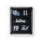 Font Clock Digital Wall Clock