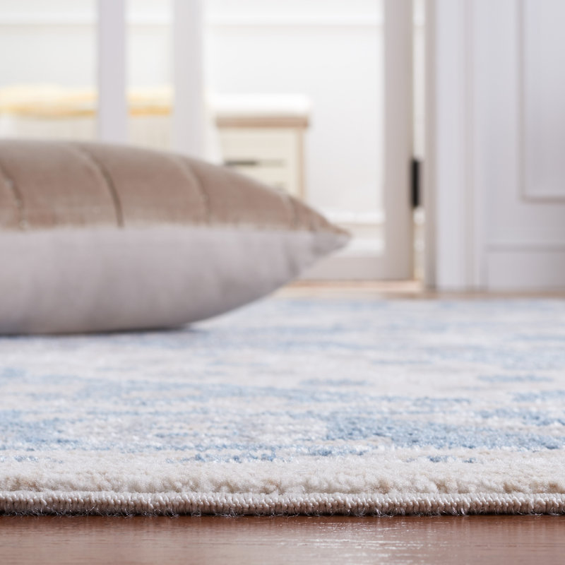 Tapis beige / gris-gris Humiston 208, Carré 6 pi 7 po