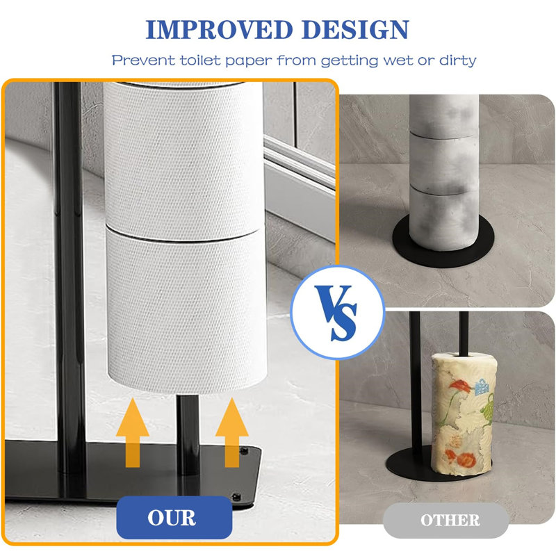 Free Standing Toilet Paper Holder