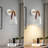 Wall Sconce Lighting Fixture,white Industrial Bedroom Bedside Wall Lamp