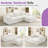 Modular Boneless Sectional Sofa, No-assembly Sectional/corner Couch, Chenille-2137687551-2137787696