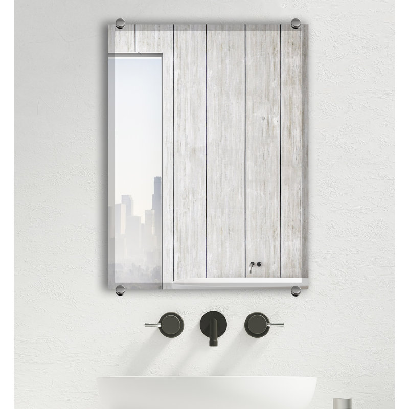 Mansell Flat Mirror, 26" H x 31" W