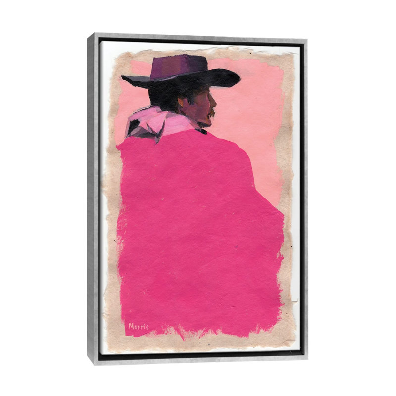 «Manly Man», reproduction d'art sur toile encadrée, 40" x 26", Framed Canvas, Silver