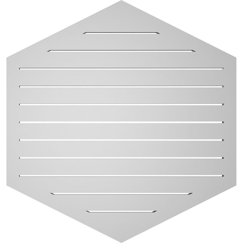 Pente verticale verticale en uréthane 6 pi, 38" H x 36" W x 1.5" D