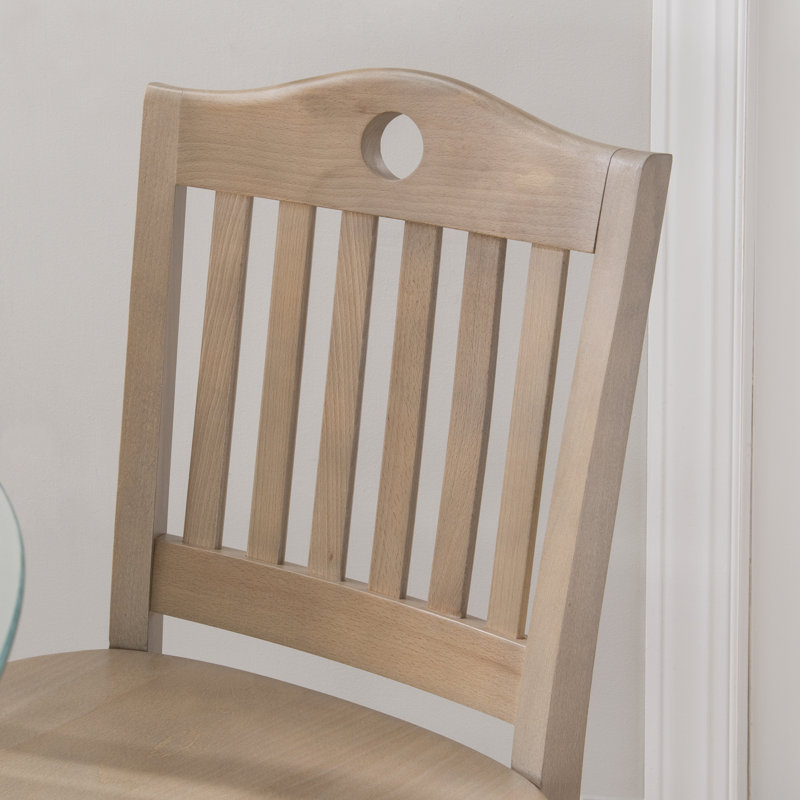 Chaise d'appoint Galeana, Naturel foncé