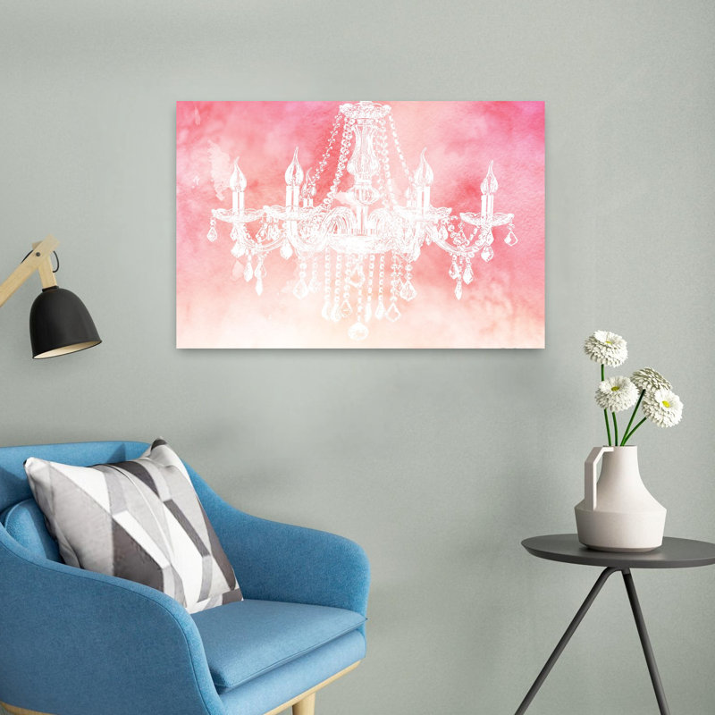 Lustre glam 2, art contemporain abstrait, H 16 po x l 24 po