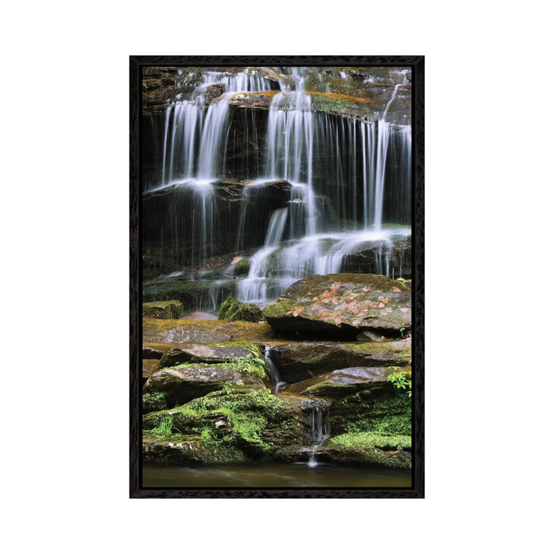 USA, Tennessee, Great Smoky Mountains National Park. Waterfall. by Jaynes Gallery - Gallery-Wrapped Canvas Giclée on Canvas