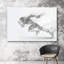 Sport "Œuvre dynamique à motif noir et blanc éclatant, images abstraites d'athlétisme, impression sur toile encadrée,"-98160873-124478443