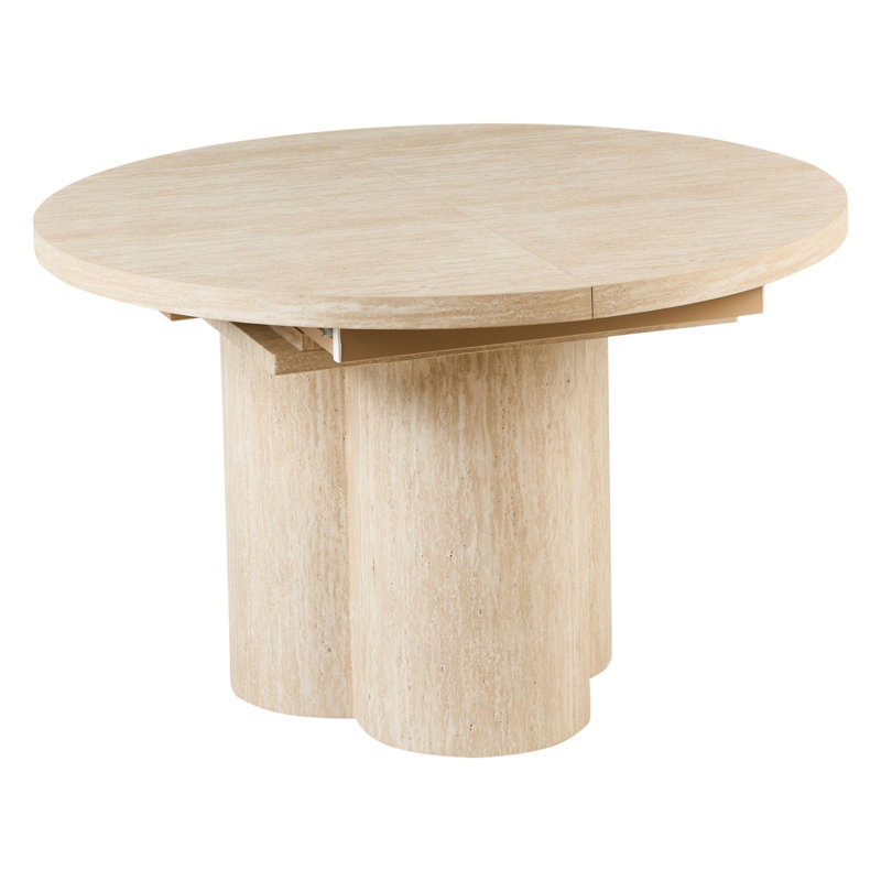 Extendable Round Dining Table