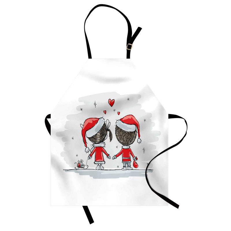 Christmas No Pattern Bib Apron