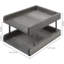 Solid Wood 2 Tier Office Desktop File Organiser