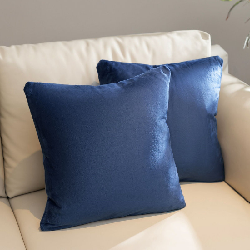 Throw Pillow, Navy, 18" x 18"