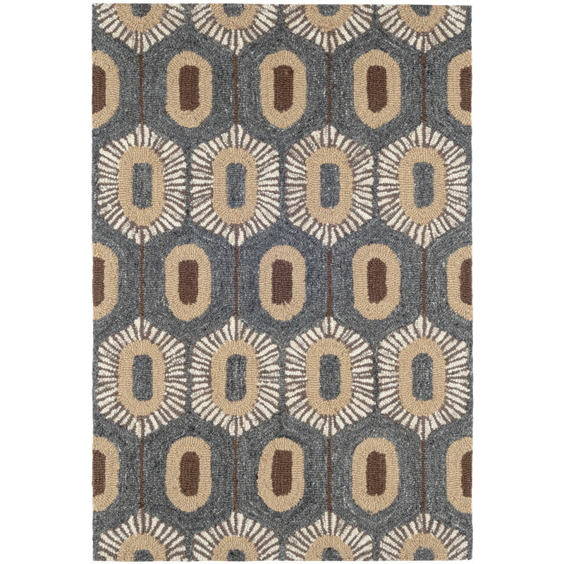 Stowe Hand Micro Hooked Wool Rug, Runner 2'6" x 8'