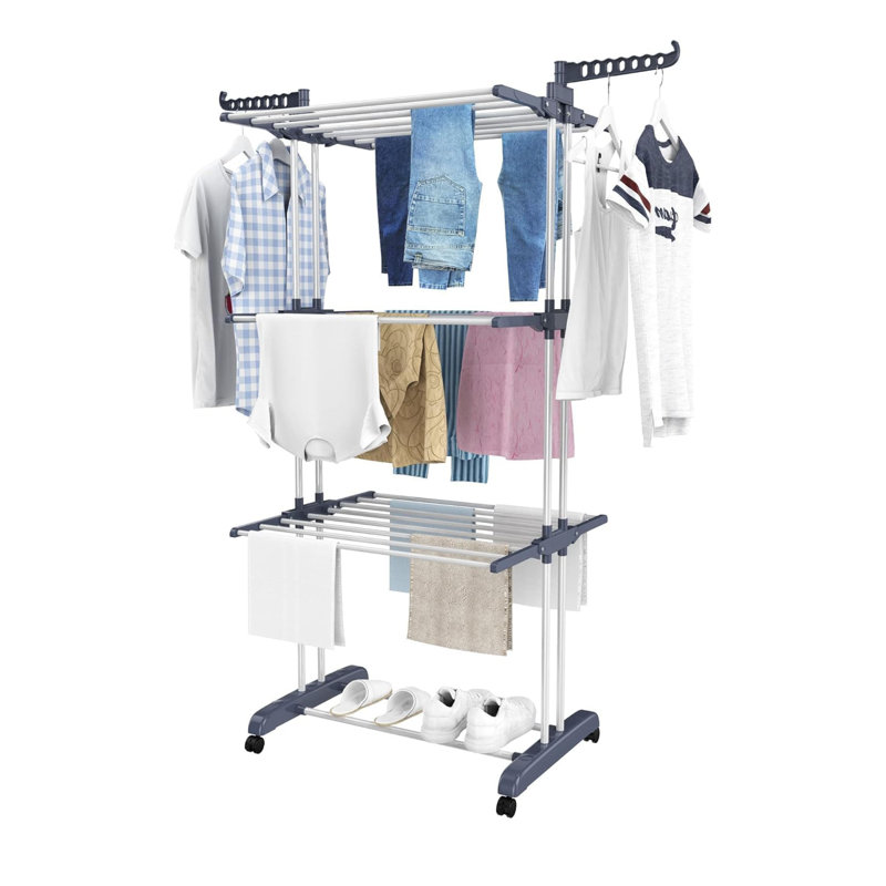 126cm Rolling Clothing Rack