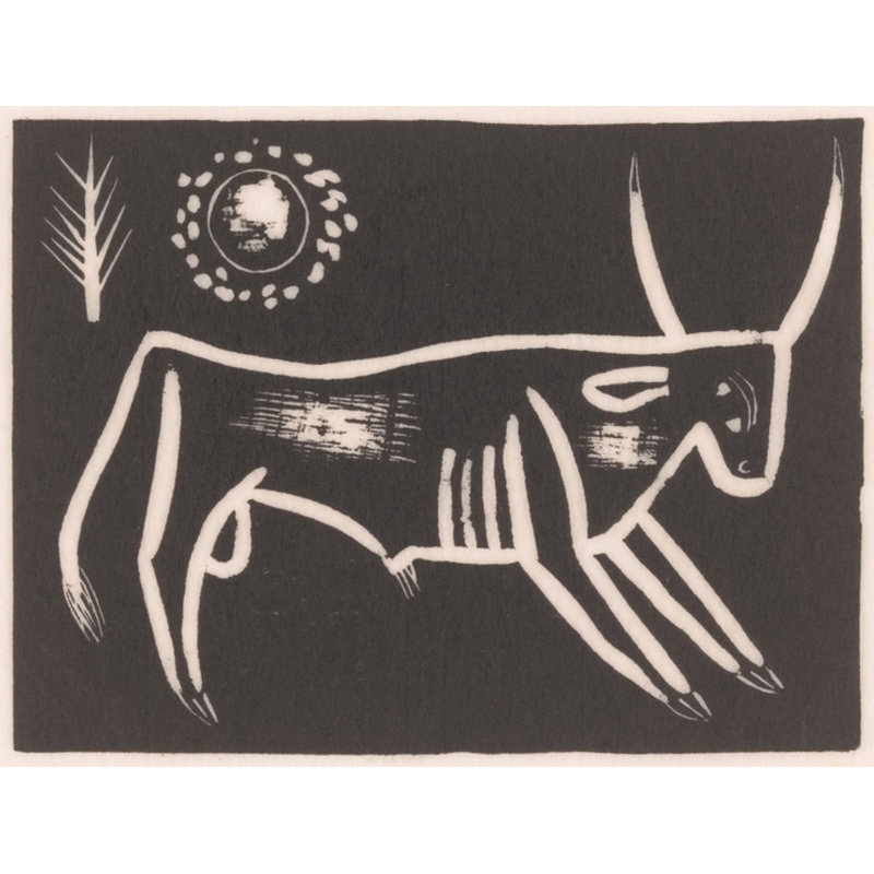 Bull Print by Grand Archives, 18" H x 22" W