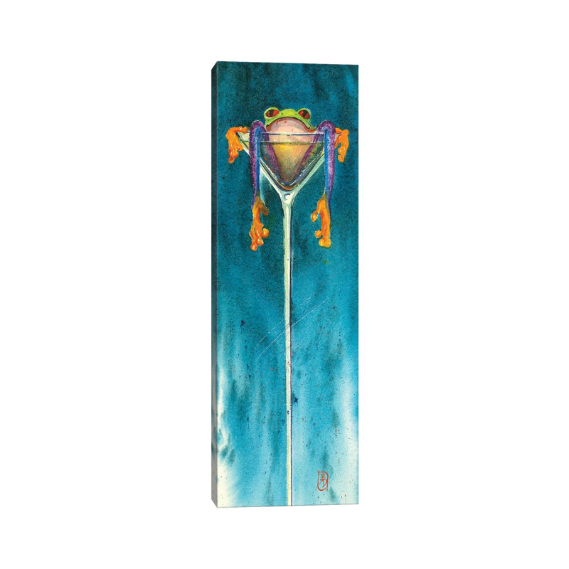 Blue Chill by Barton DeGraaf - Panoramic Painting on Canvas, Wrapped Canvas, 91.44cm H x 30.48cm W x 3.81cm D