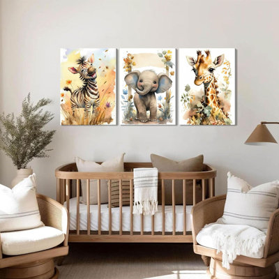 3 Piece Wrapped Canvas Wall Art