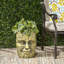 Pot à fleurs statue en fonte
