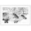 « elk pair », reproduction de photo sur papier encadrée-19578983