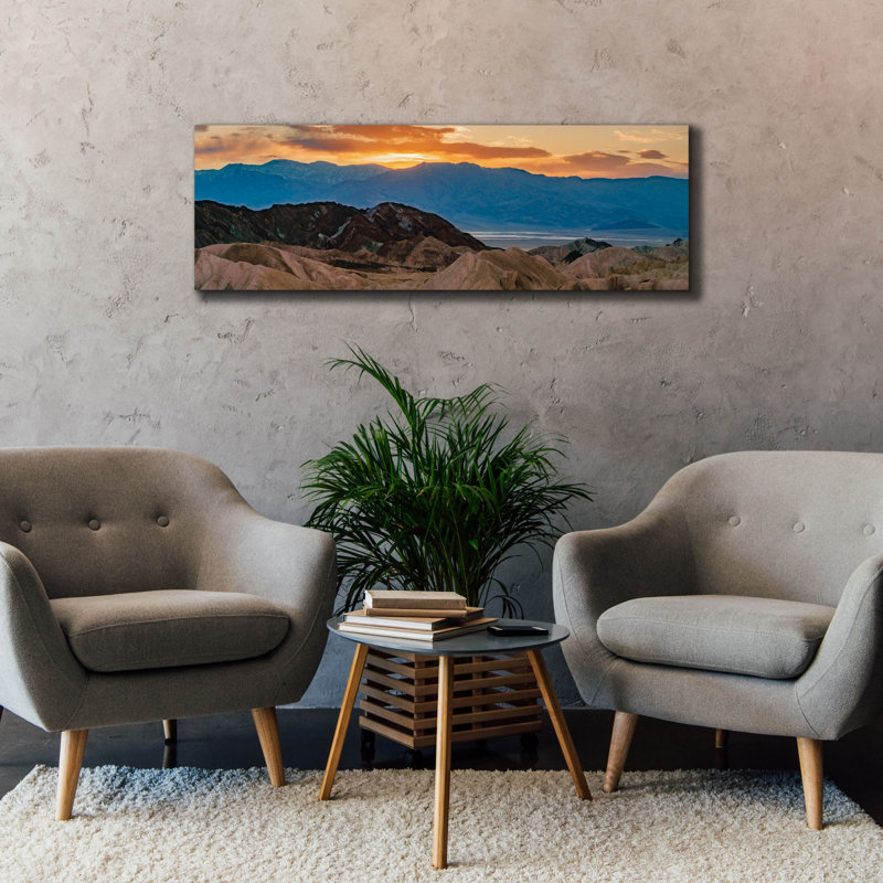  «Mort Valley Gold Sunset» par Epic Portfolio, art mural 60 po x 20 po