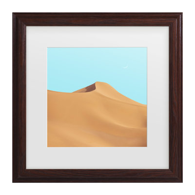 Zhulin   Arid Dunes Matted Framed Art