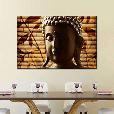 Bamboo Buddha Canvas Print