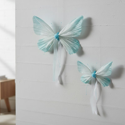 Papillon suspendu Haight - bleu clair - ensemble de 2
