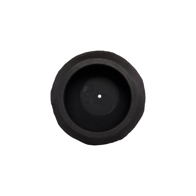 Aera Planter, Black, Small, 27" H x 16" W x 16" D