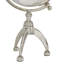 Globe terrestre en aluminium avec base trépied