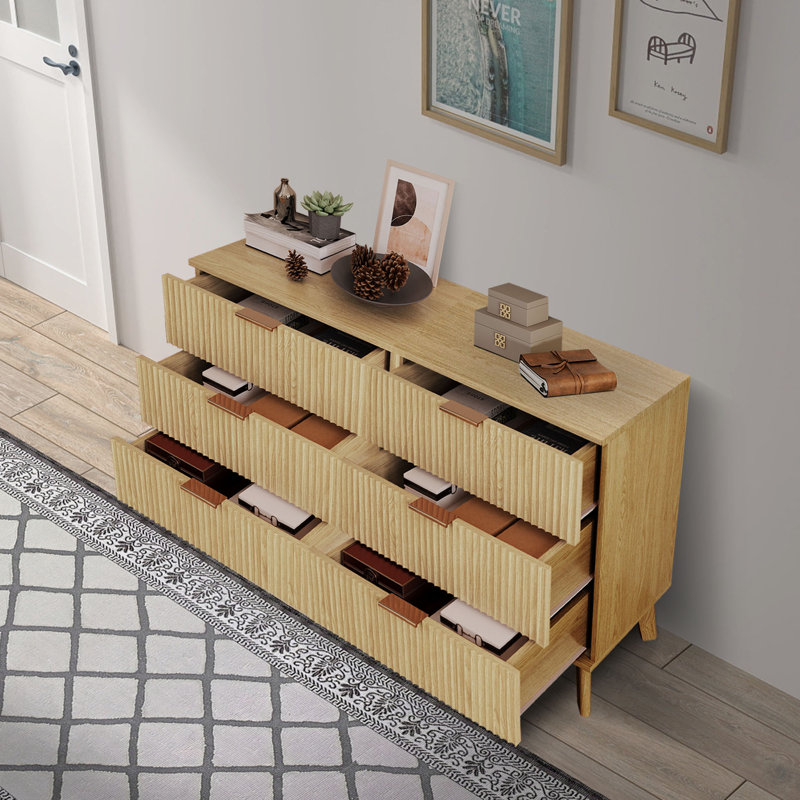 Commode d'appoint Brint, Naturel