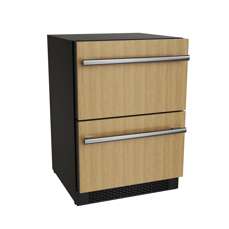 24 Inch Wide 5.3 Cu. Ft. Refrigerator Drawer, Stainless Steel