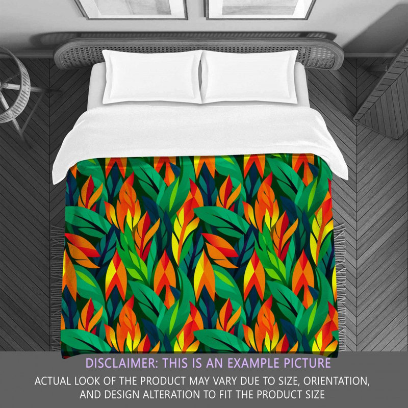 Polyester Floral Comforter, Queen Comforter