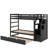 Fatlume Kids Twin Over Twin Bunk Bed with Trundle-489612809