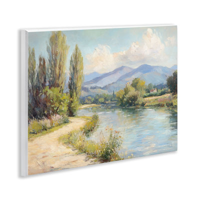Le long de la rivière Mountain, plaque murale, design par Petal Prints Design