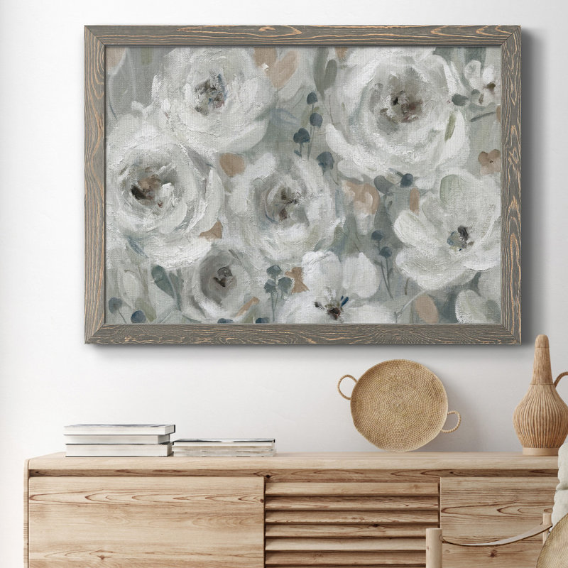 Neutral Symphony - Cadre photo, reproduction d'art sur papier, H 31,5 po x l 23,5 po x P 1,5 po, gris