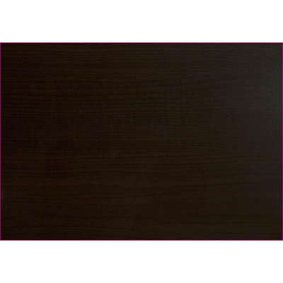 Desks, 48” Contemporary Home Office Computer Desk with Drawers &amp; Shelf, Brown Laminate Gold Metal | Espresso | Particle Board