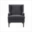 Chaise d'appoint rembourrée pour adultes Decker, siège d'appoint moderne pour le bureau de la chambre à coucher du salon