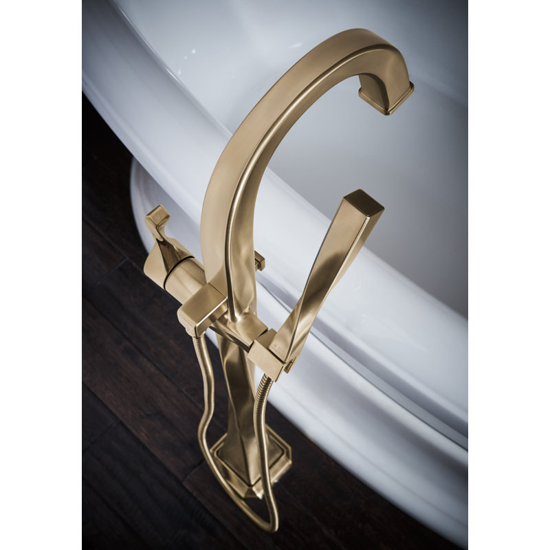 Virage® Single-Handle Freestanding Tub Filler, Luxe Gold